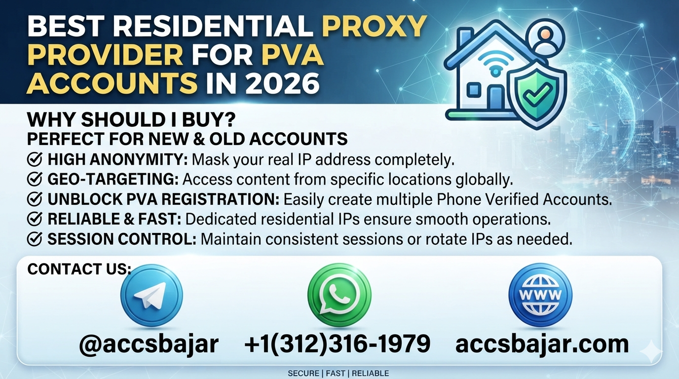 Best Residential Proxy Provider for PVA Accounts in 2026