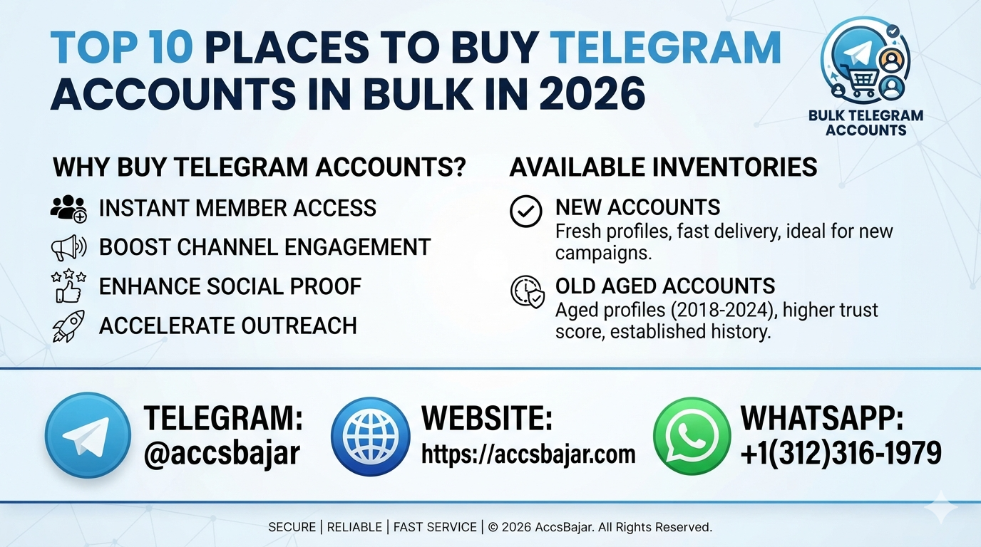 Top 10 Places to Buy Telegram Accounts in Bulk in 2026